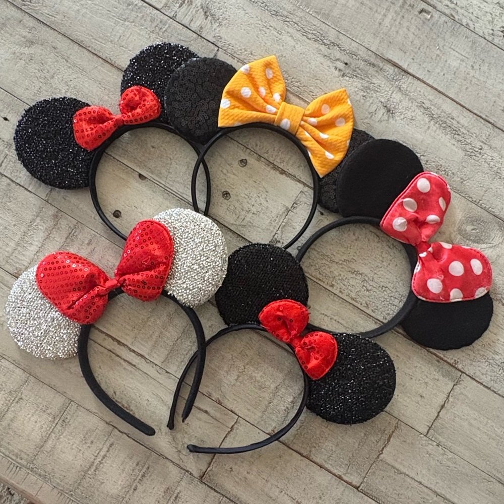 Mickey Mouse Ears Headband Set